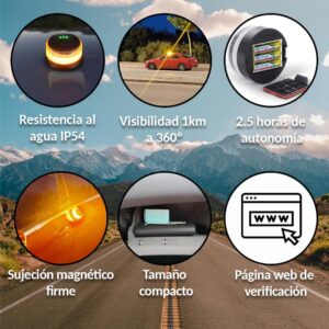 Baliza v16 Homologada DGT 3.0 - Obligatoria: imagen 3