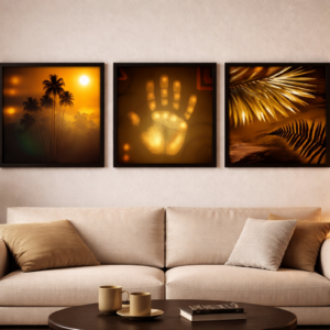 Colección "LUZ ÁMBAR" - Pack de 3 láminas digitales